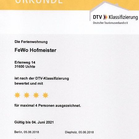 Ferienwohnung Uchte Exteriér fotografie